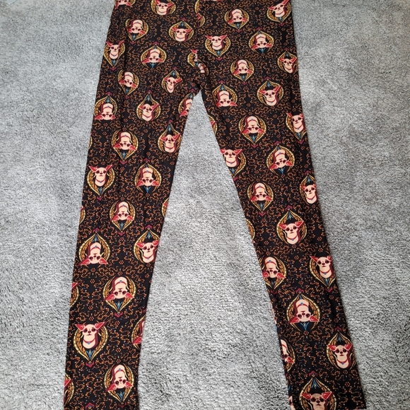 LulaRoe Chihuahua Puppy Dog Graphic Leggings T & C Excellent! - Picture 4 of 4